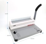 Binding Machine, BDKING Comb Binding Machine, 21 Holes, 450 Pages, with 100 PCS 3/8 '' Comb Binding spines, Suitable for Letter Size, A4, B5,A5 or Smaller Office documents - Image 6